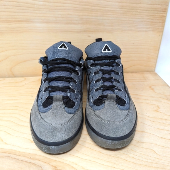 Airwalk Mens Neptune Grey Size 10 Shoes Lace Up Skater Sneakers - Picture 2 of 7